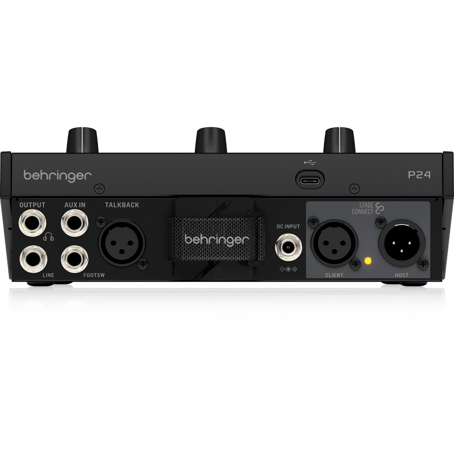 Behringer P24 StageConnect Personal Monitor Mixer with 13 Stereo Channels and 60-mm Faders