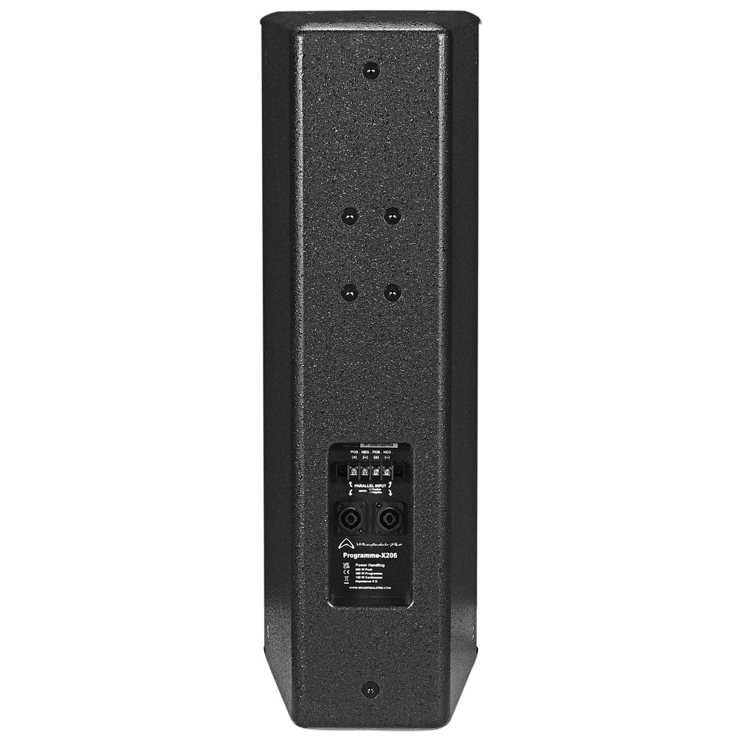 Wharfedale Pro ProgramMex206 مكبر صوت سلبي الجدار 2x6.5 "150W RMS جسم الطلاء الخشبي (أسود)