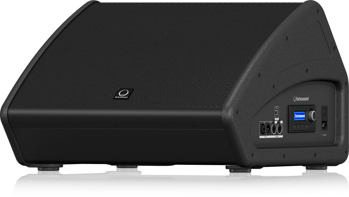 Turbosound - TFX152MAN Coaxial 1100 Watt 2 Way 15" Stage Monitor with Klark Teknik DSP Technology and ULTRANET