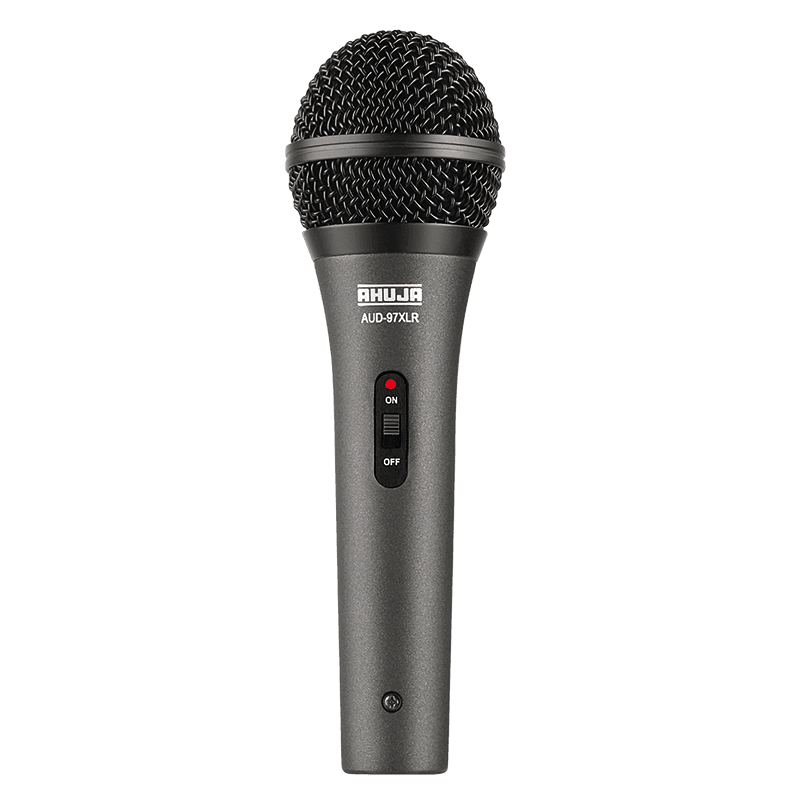 Ahuja AUD97XLR Microphone Wired Dynamic Unidirectional w/ 6Mtr Cable