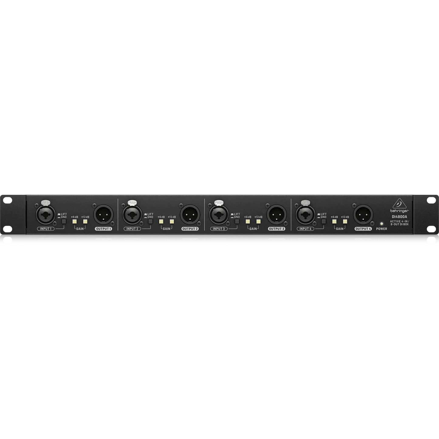 Behringer DI4800A Professional 4-Channel Active DI Box, Booster and Line Isolator