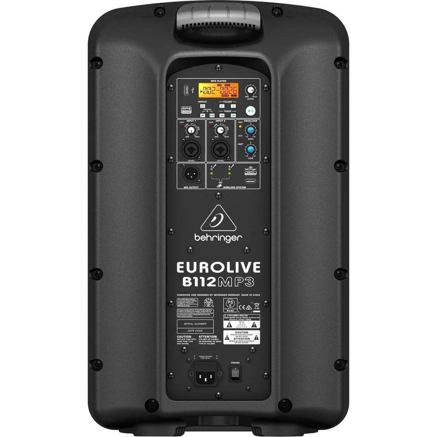 Behringer Eurolive B112MP3 Active Speakers
