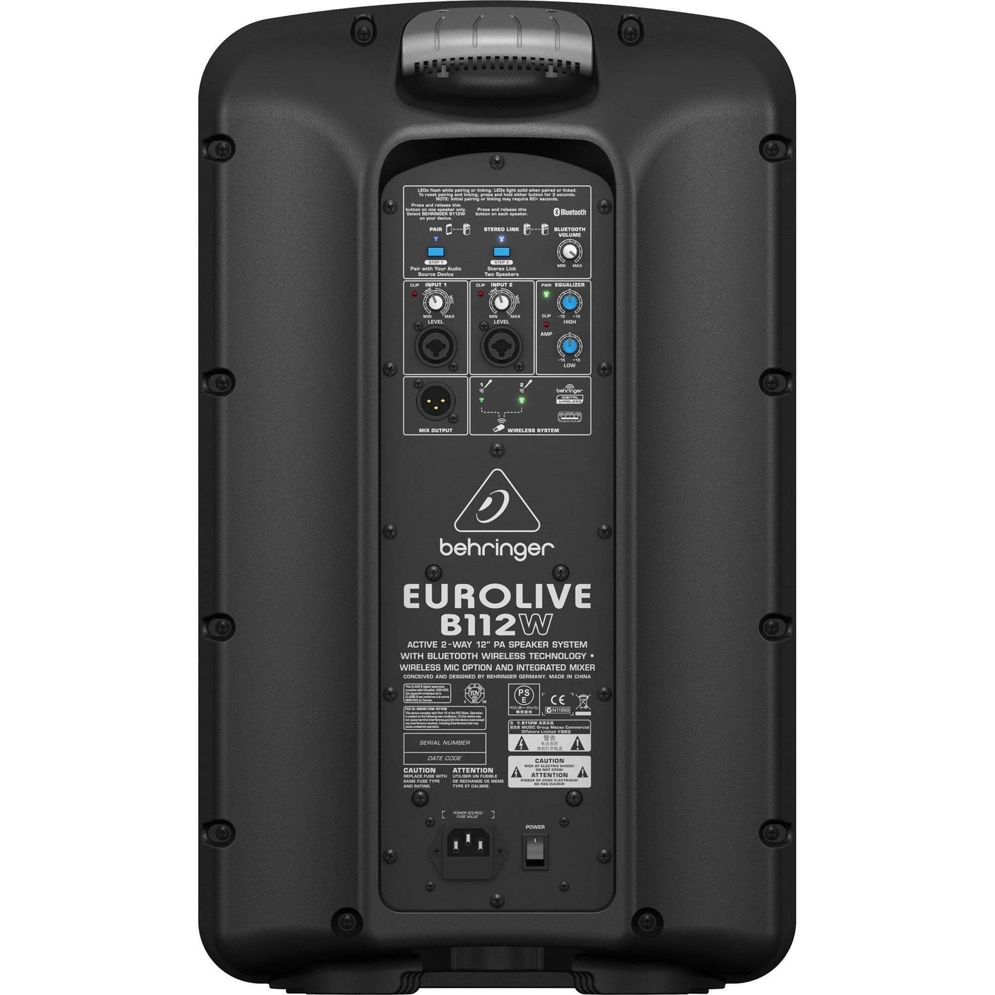Behringer Eurolive B112W PA Speakers