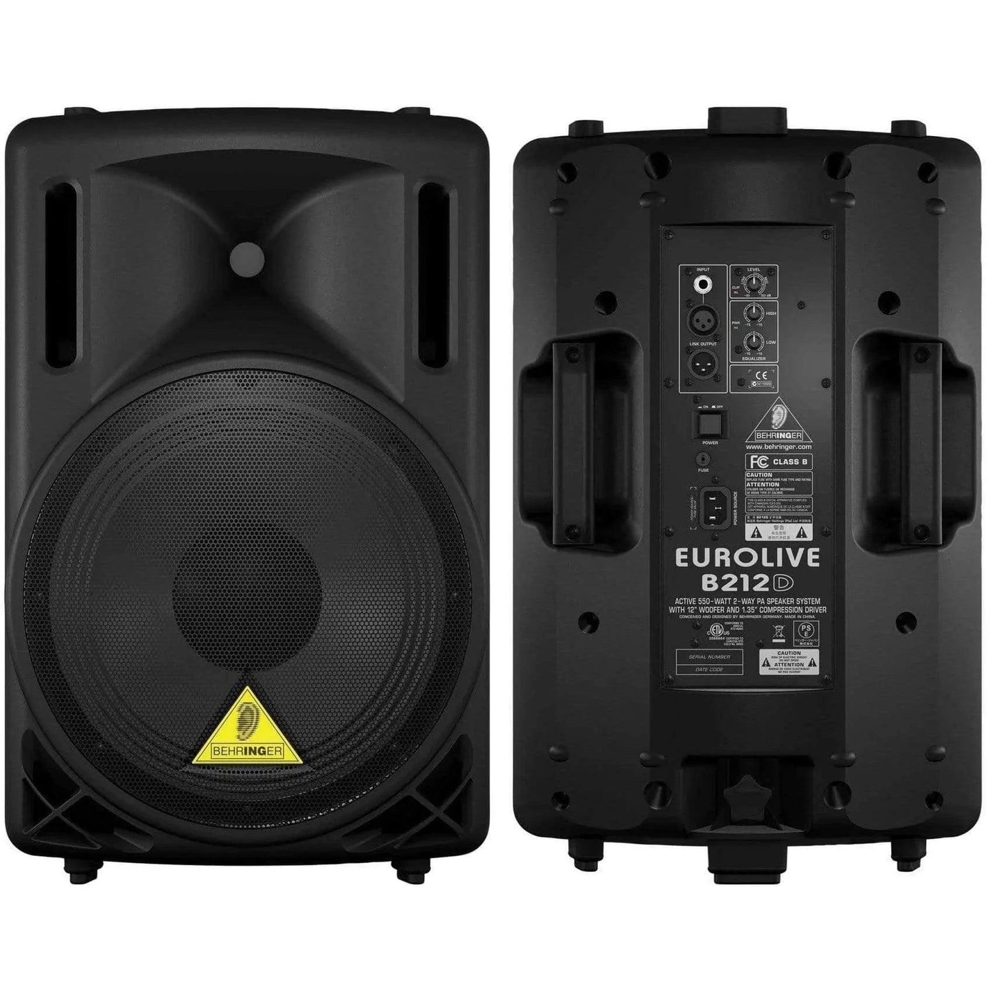 Behringer Eurolive B212D Active PA Speakers