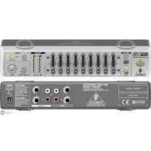 Behringer FBQ800 Ultra-Compact 9-Band Graphic Equalizer with FBQ