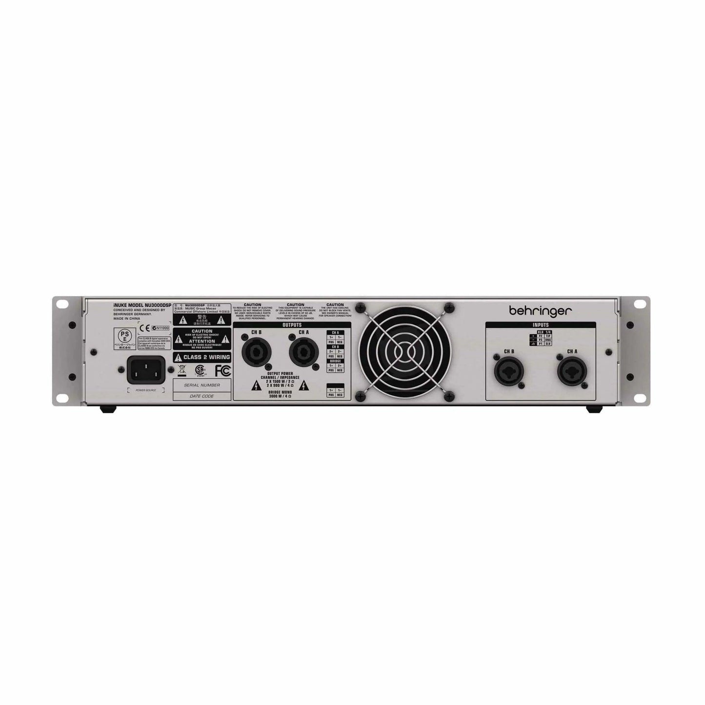 Behringer iNUKE NU3000DSP Power Amplifier