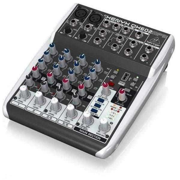 Behringer Xenyx QX602MP3 6-Input 2-Bus Analog Mixer