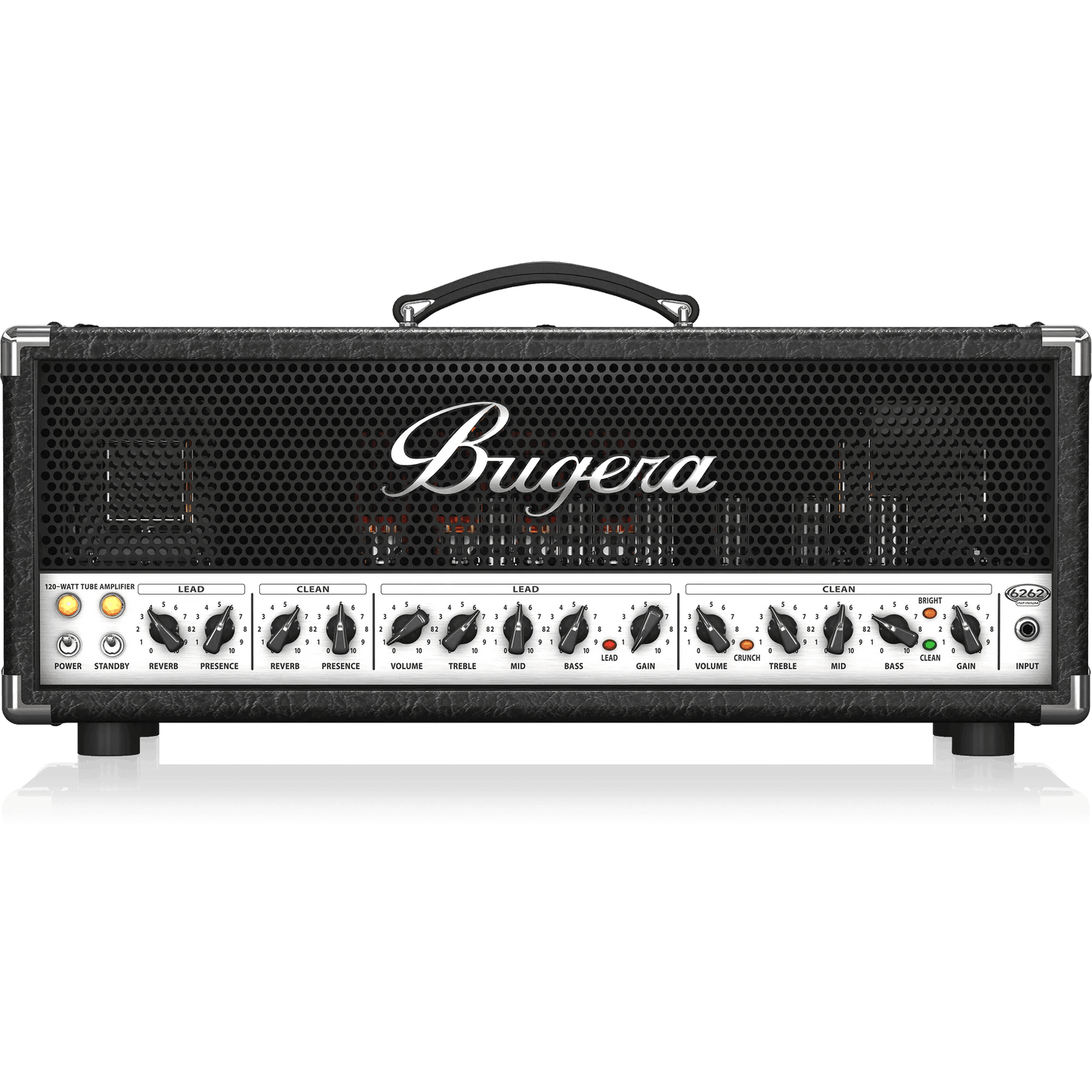 Bugera 6262 INFINIUM Ultimate Rock Tone 120W 2-Channel Tube Amplifier Head