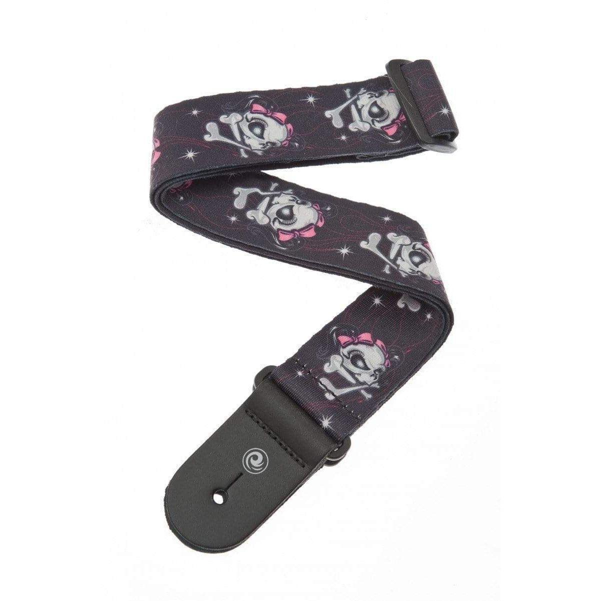 Planet Waves 50LT03 Guitar Strap - Miss Skull