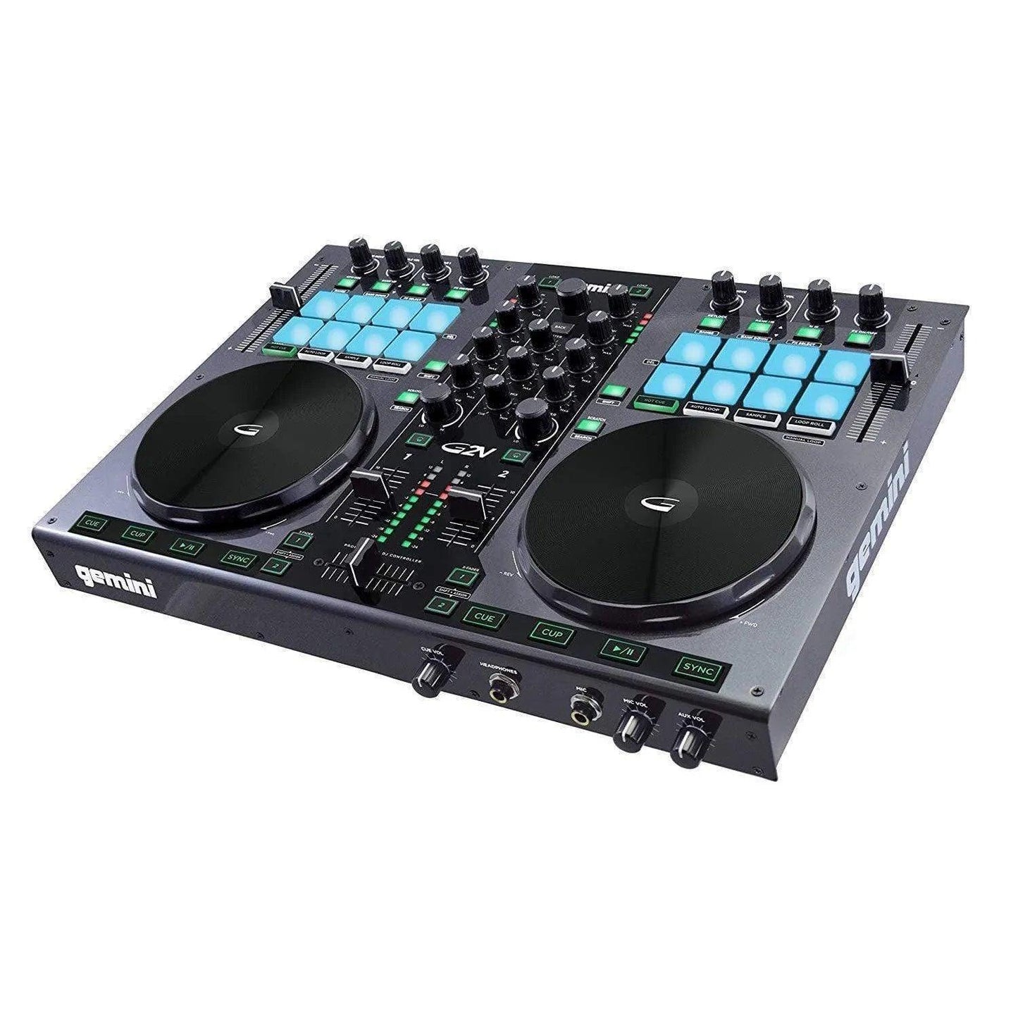 Gemini G2V 2-Channel Virtual DJ Controller