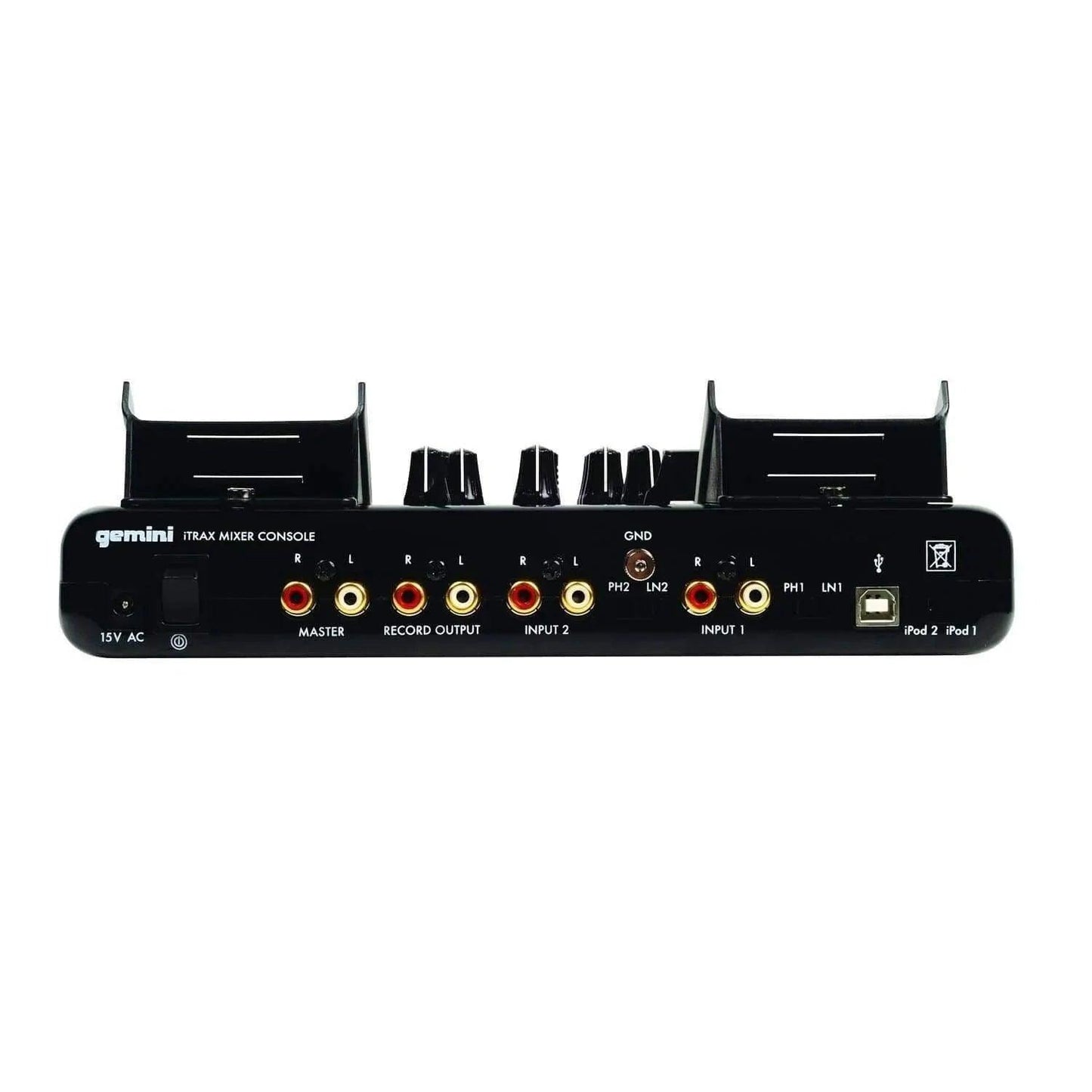 Gemini iTRAX BLK Dual iPod 2 Channel Mixer (Discontinued)