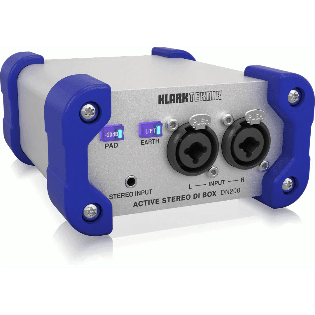 Klark Teknik DN200 V2 2-Channel Active DI Box