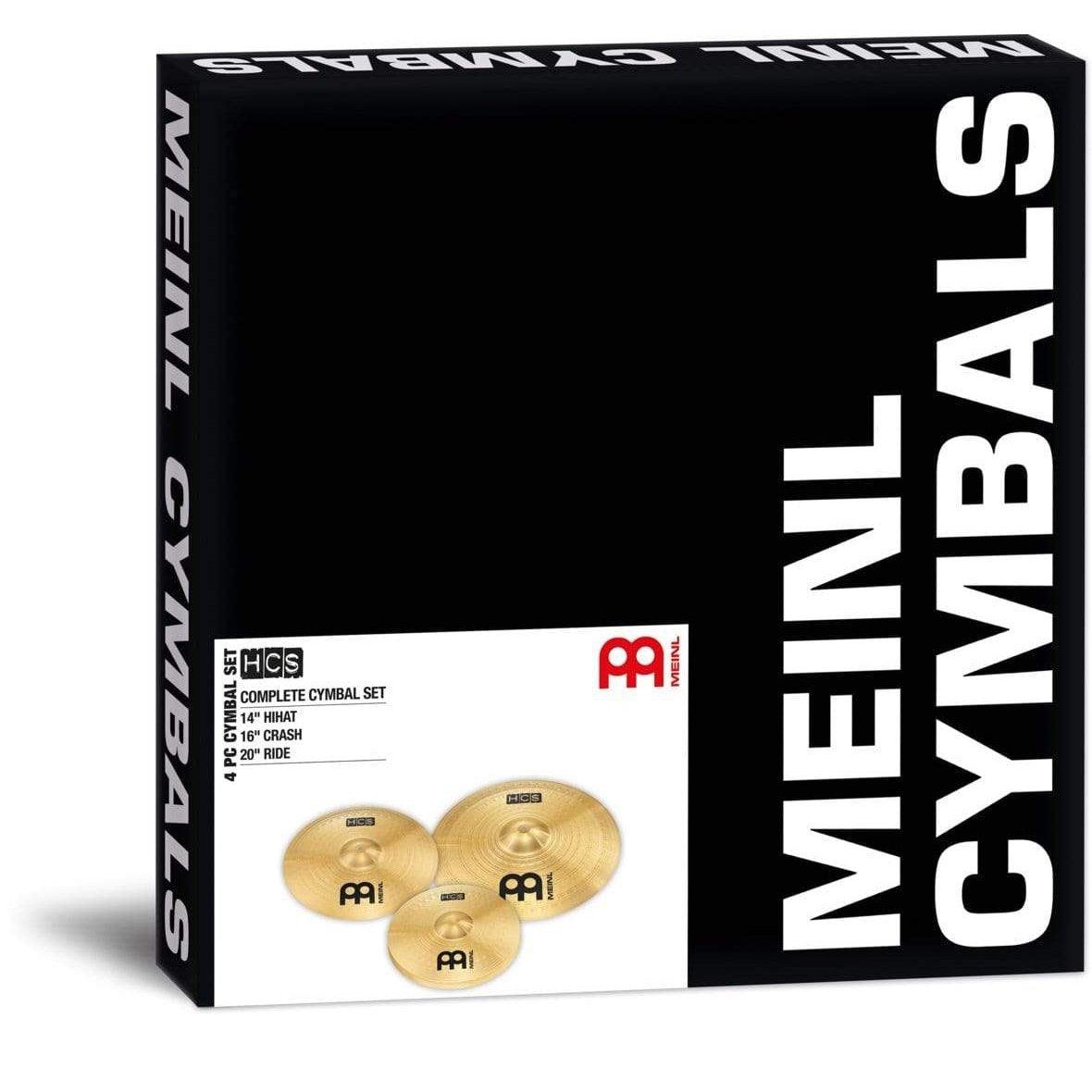 Meinl HCS141620 14"HH+16"C+20"R+10"SPLASH 4PC Cymbal Set
