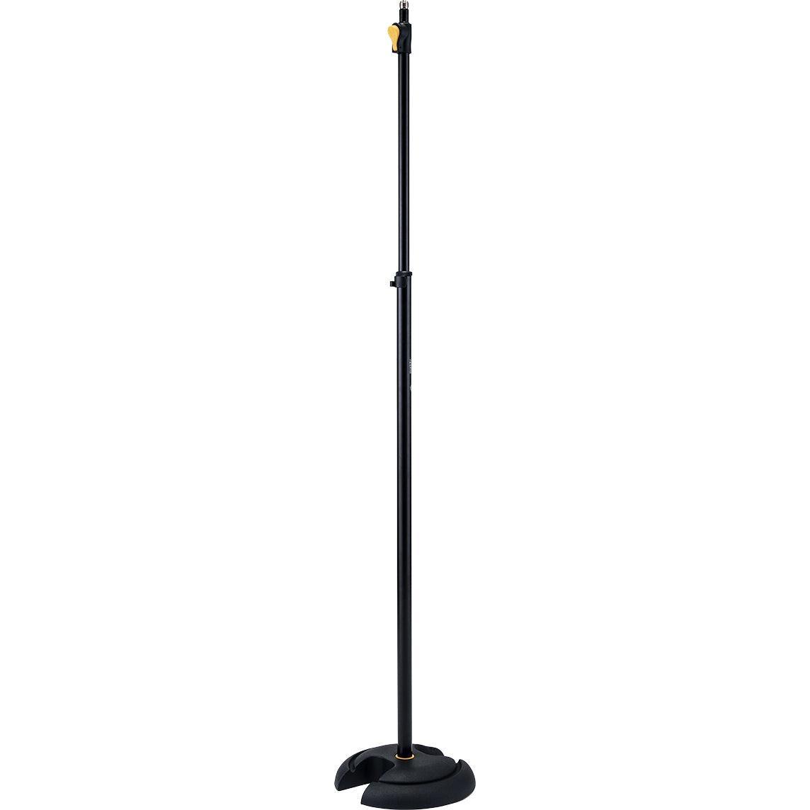 Hercules MS201BPLUS "H" BASE MICROPHONE STAND W/EZ GRIP HEIGHT ADJUSTMENT