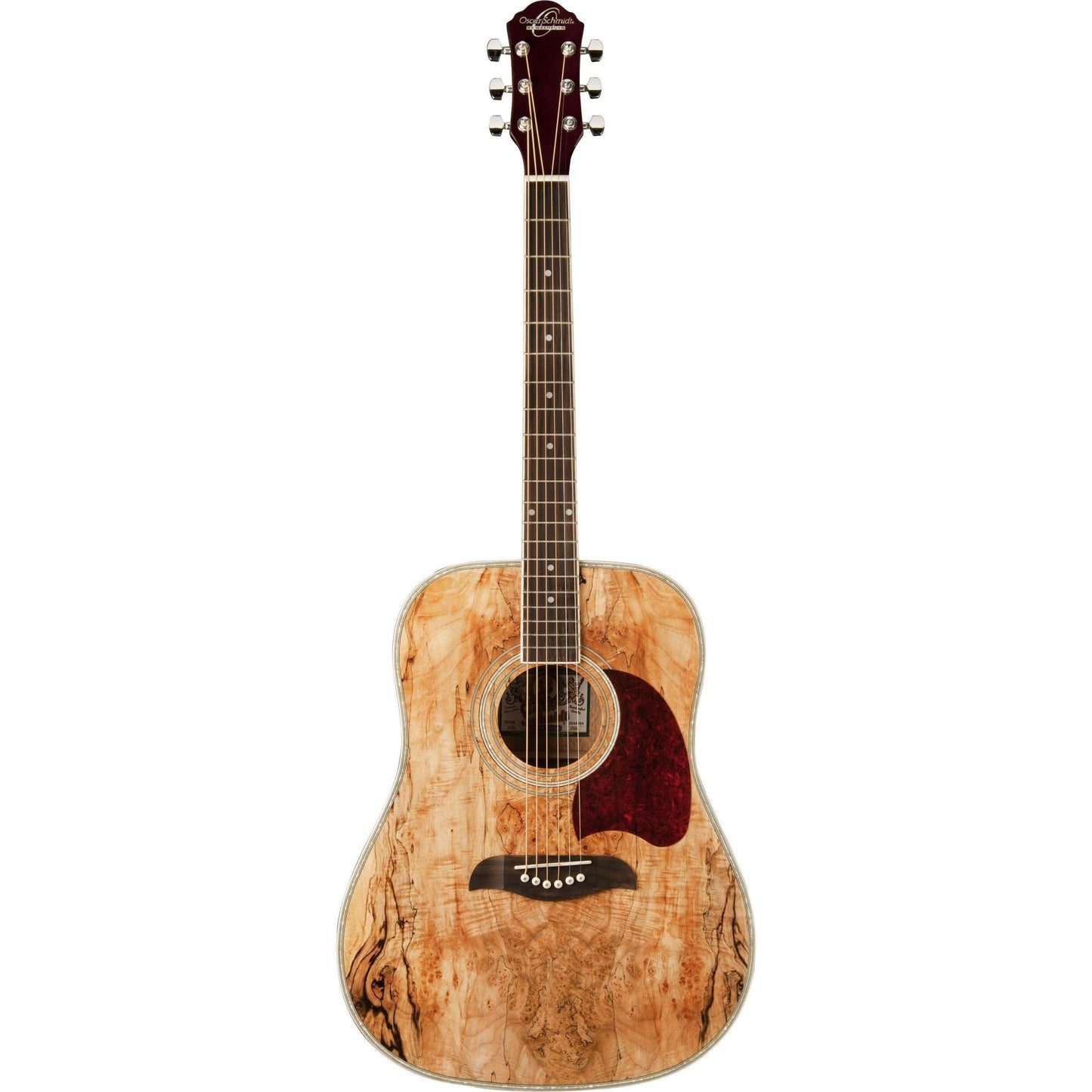 Oscar Schmidt OG2SM Acoustic Guitar - Spalted Maple