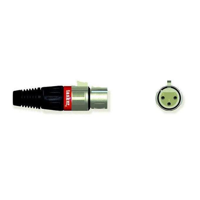 Tasker SPF3XLRM Connector XLR Female 3 Pole Metal Finish