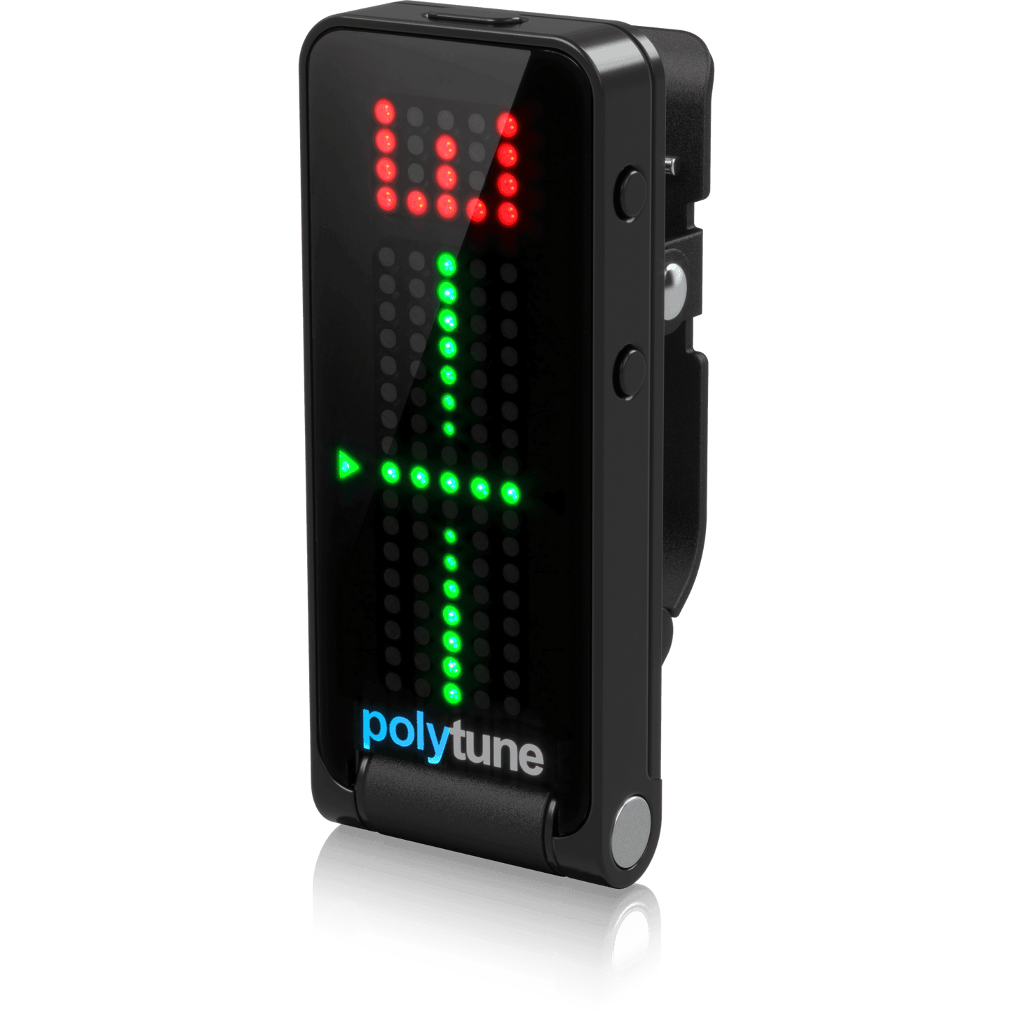 TC Electronic Polytune Clip Black Lustrous Polyphonic Clip-On Tuner