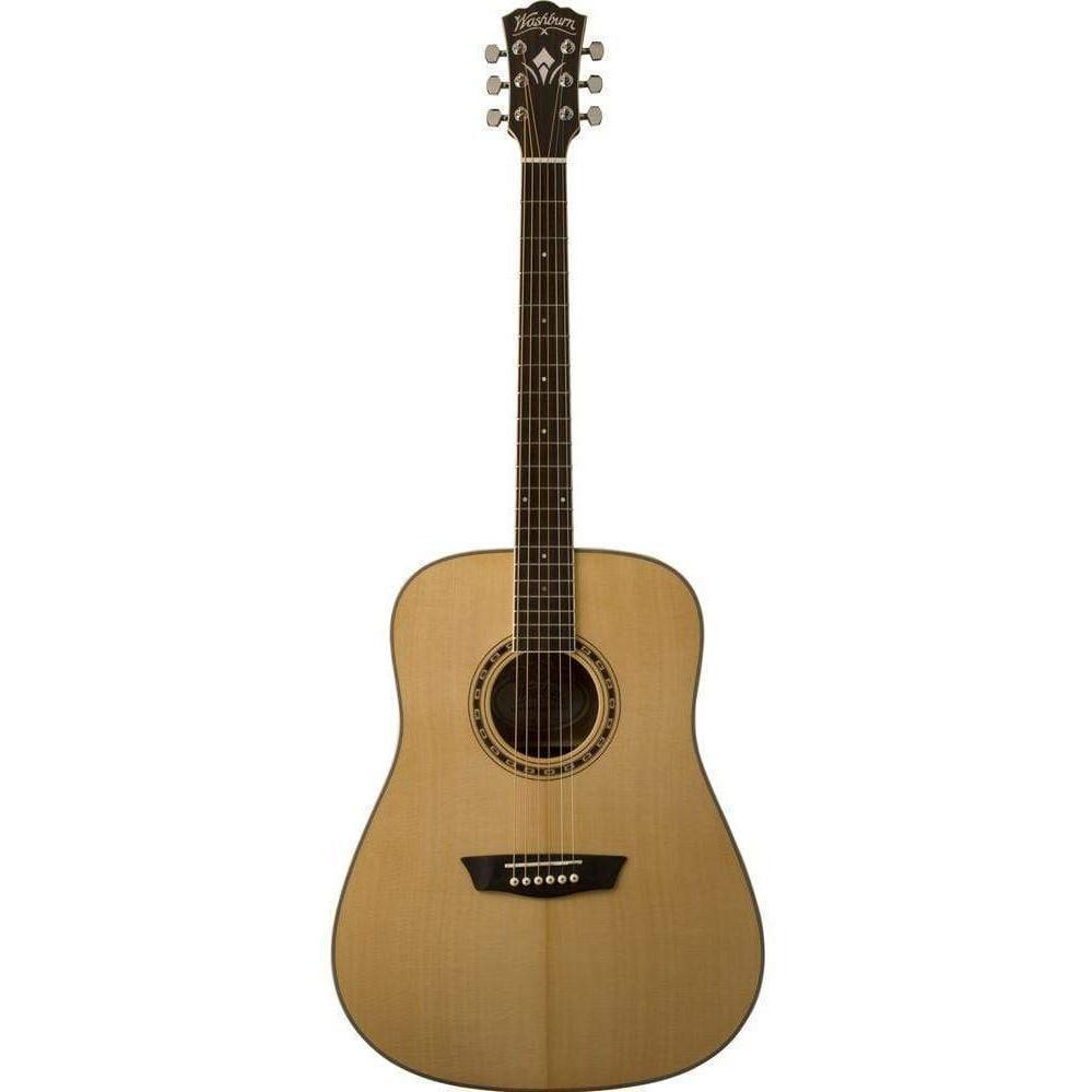 Washburn WD10S Dreadnought Acoustic Guitar - Natural