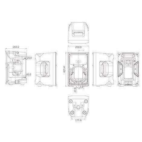 Wharfedale Pro TOURUS-AX8MBT Active PA Speakers