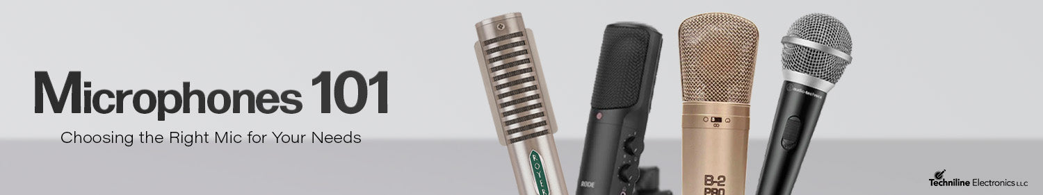Microphones 101: Choosing The Right Mic For Your Needs
