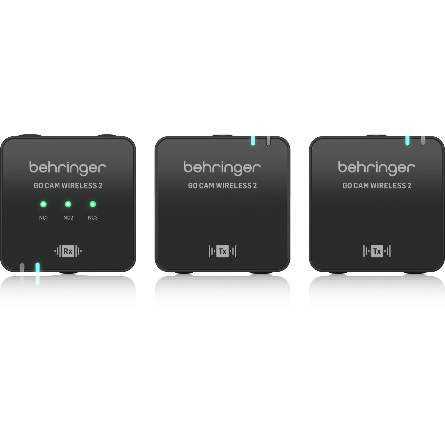 Behringer GO CAM WIRELESS 2 Digital Wireless Dual Clip-On Microphone System for Content Creators