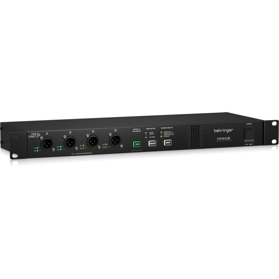 Behringer P24HUB StageConnect Hub with Bus Powering for Personal Monitor Mixers