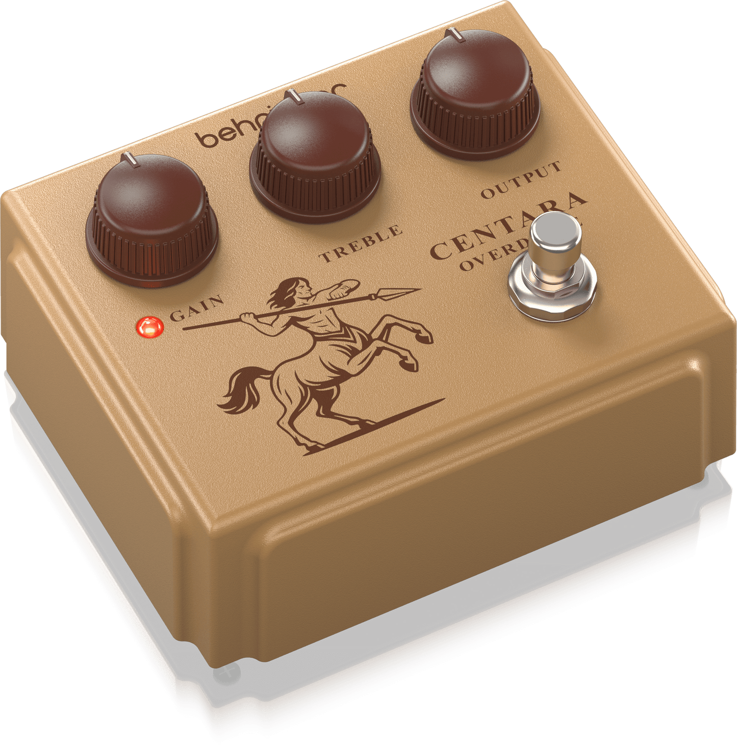 Behringer CENTAUROVERDRIVE Legendary Transparent Boost Overdrive with Huge Dynamic Range, Gain on Tap and Soft Clipping Germanium Diodes