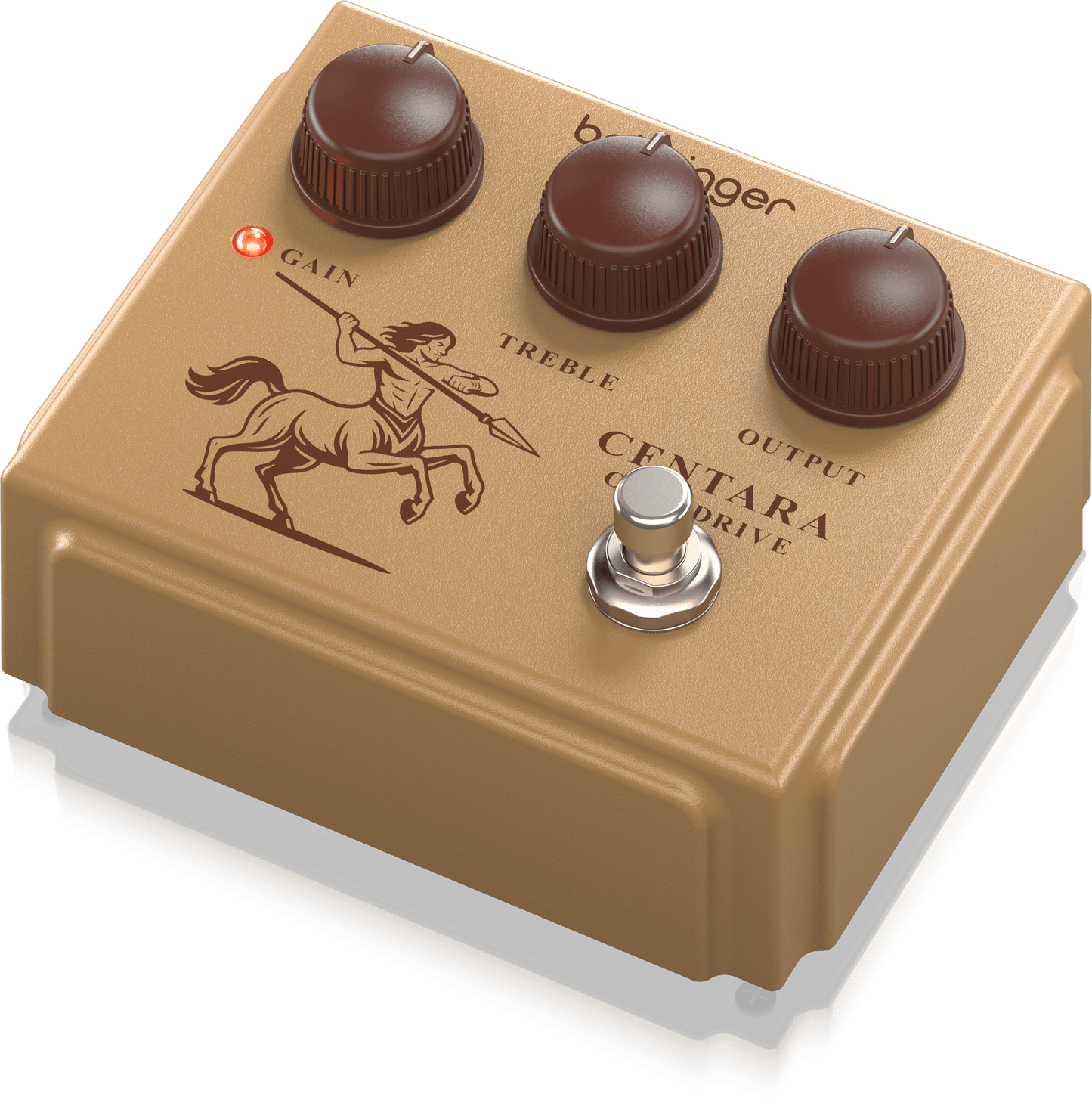 Behringer CENTAUROVERDRIVE Legendary Transparent Boost Overdrive with Huge Dynamic Range, Gain on Tap and Soft Clipping Germanium Diodes