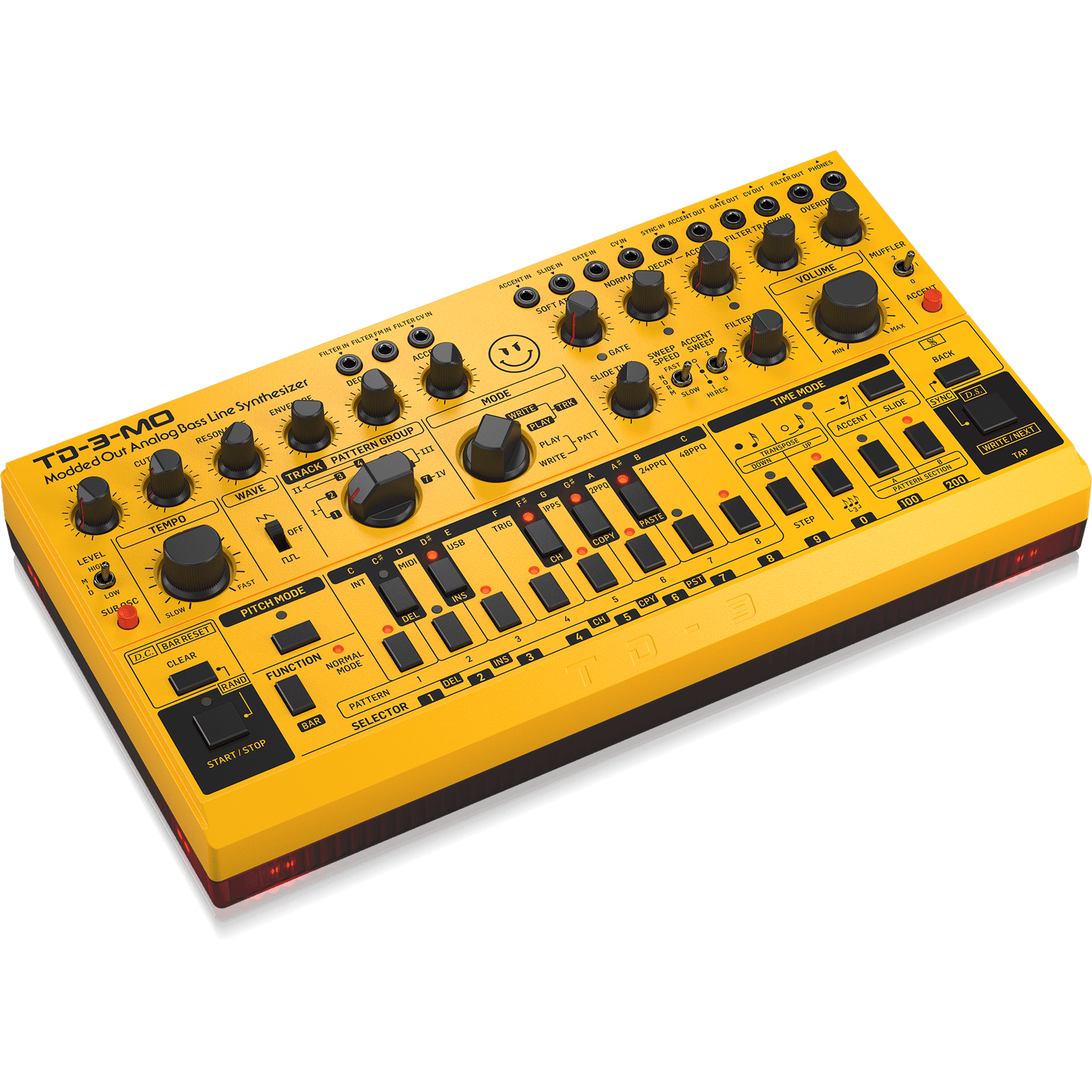Behringer TD3MOAM “Modded Out” Analog Bass Line Synthesizer with VCO, MIDI-Controllable VCF and Sub-Harmonics Oscillator