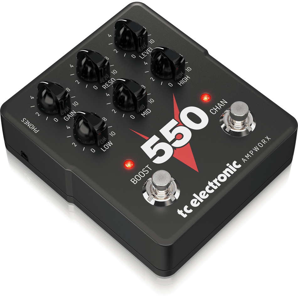 TC Electronic V550PREAMP Dual-Channel Guitar Preamp Recreates the Sound of a MK1 5150* High Gain Tube Amp