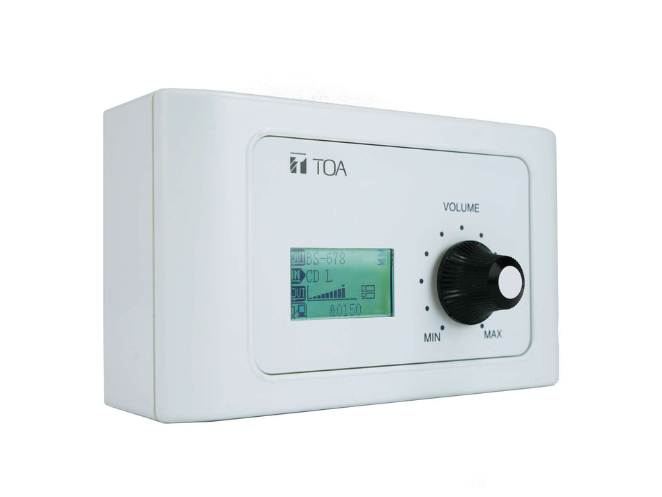 TOA M802RC Remote Audio Control Panel with Audio Out