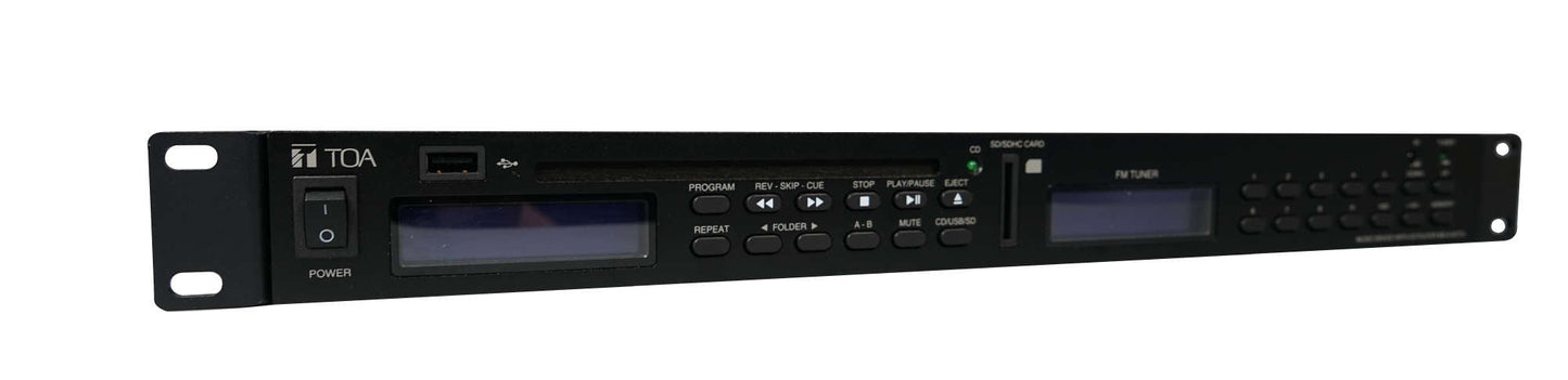 TOA MD210CTUEB CD/ USB/ SD-Card Audio Player
