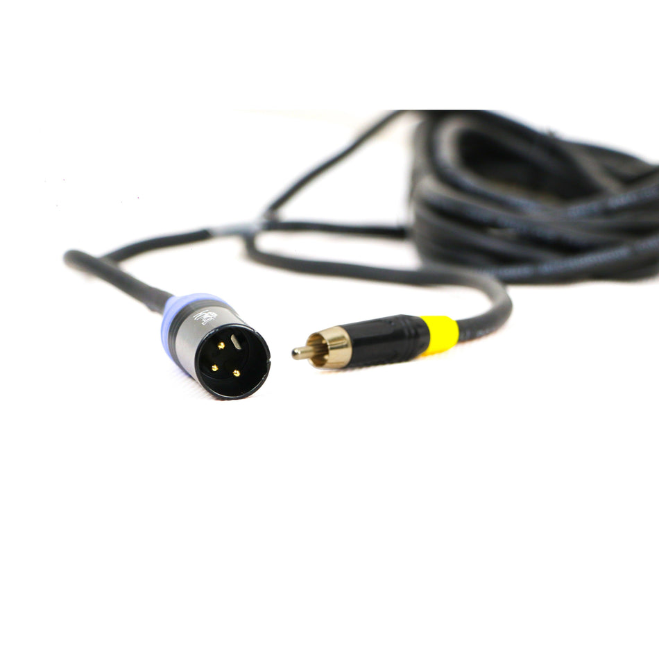 Krystals RCA to XLR Male