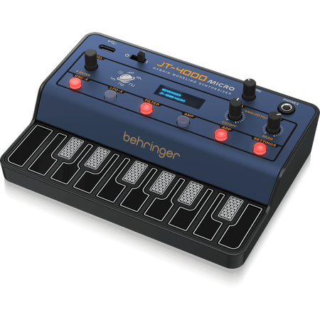 Behringer JT4000MICRO Portable 4-Voice Hybrid Synthesizer with 2 Analog Modeling Oscillators Per Voice, Multi-Mode Analog Filter, and Arpeggiator - MusicMajlis