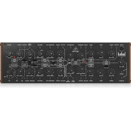 Behringer Kobol Expander Analog Semi-Modular Synthesizer with 2 VCOs Featuring 7 Variable Waveshapes - MusicMajlis