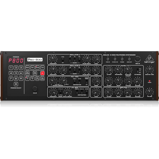 Behringer PRO800 Analog 8-Voice Polyphonic Synthesizer - MusicMajlis