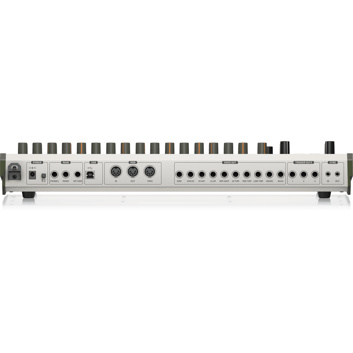 Behringer RD9 Analog/Digital Drum Machine with 11 Drum Sounds - MusicMajlis