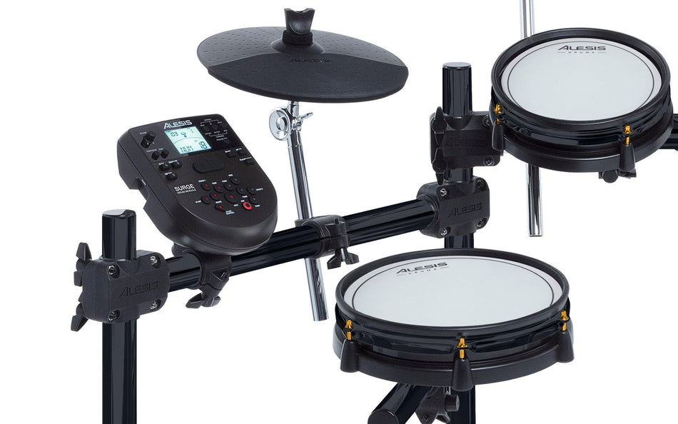 Alesis SURGESEKIT 8 Pieces Electronic Drum Kit W/Mesh Heads – Special Edition
