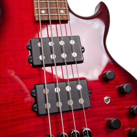 Tansen B444 Guitar Bass Electric 4-String Laurel Fingerboard HH Pickups