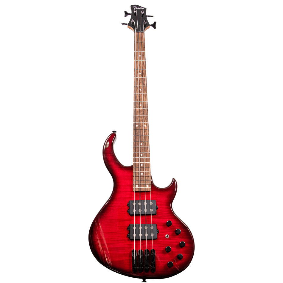 Tansen B444 Guitar Bass Electric 4-String Laurel Fingerboard HH Pickups
