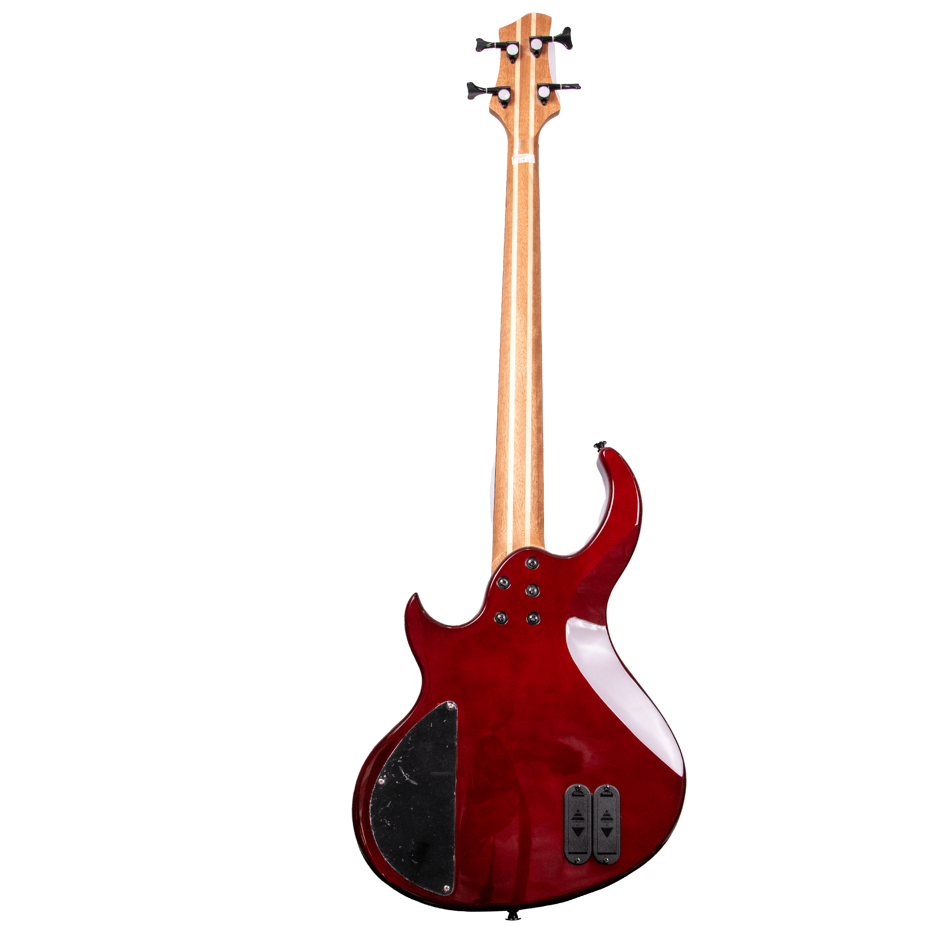 Tansen B555 Guitar Bass Electric 5-String Laurel Fingerboard HH Pickups Red