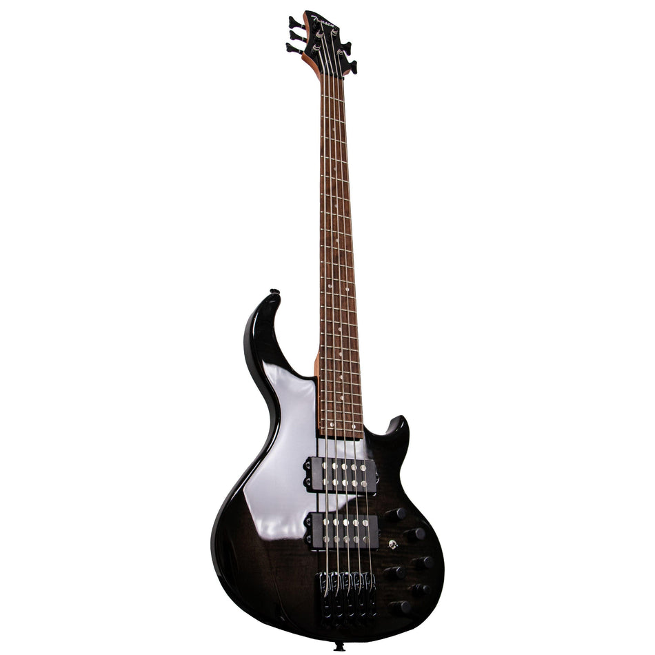 Tansen B555 Guitar Bass Electric 5-String Laurel Fingerboard HH Pickups Red