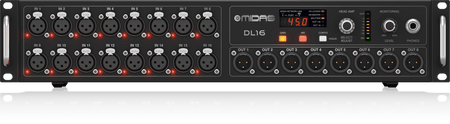 Midas DL16 16-input / 8-output Stage Box