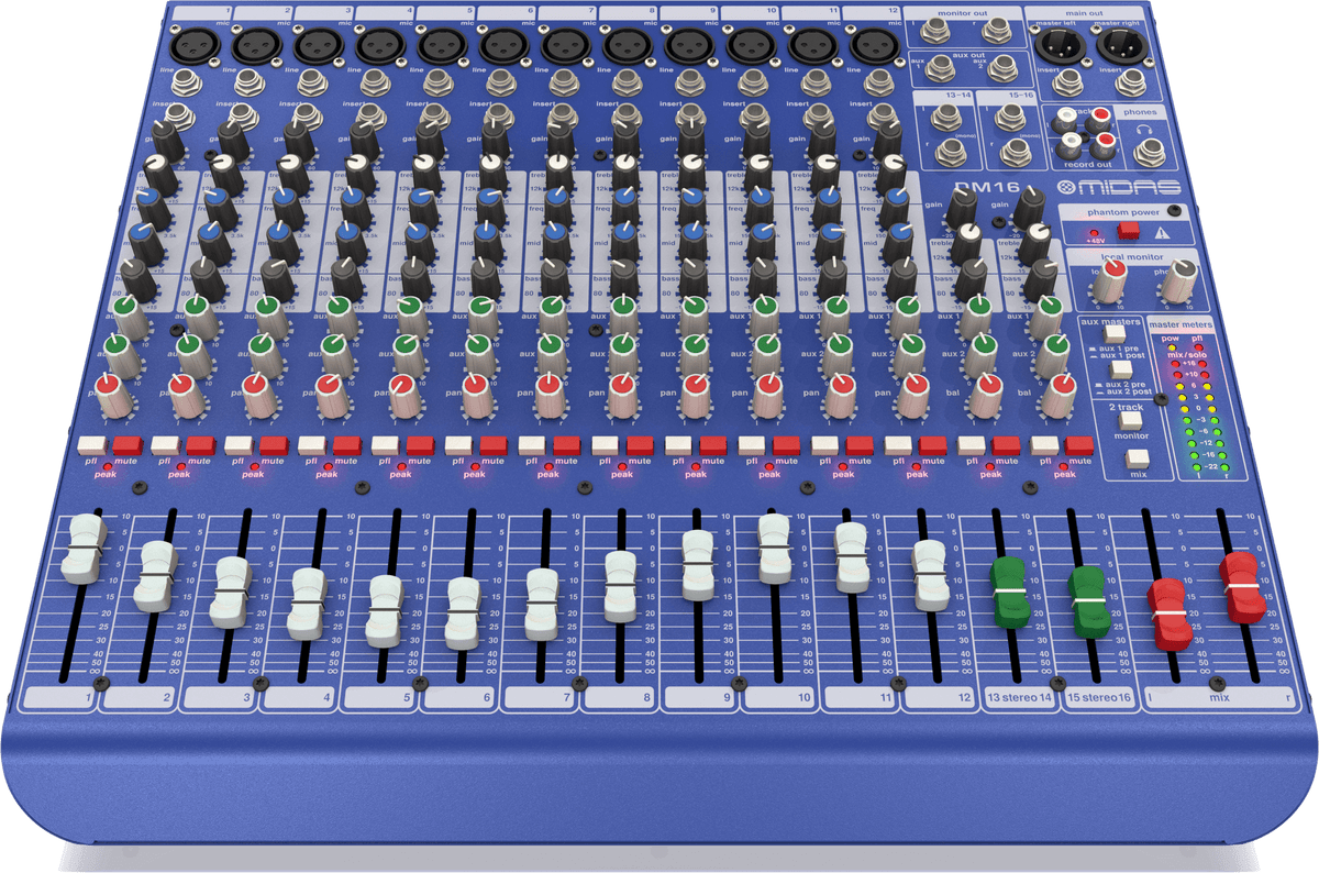 Midas DM16 16-channel Analog Mixer