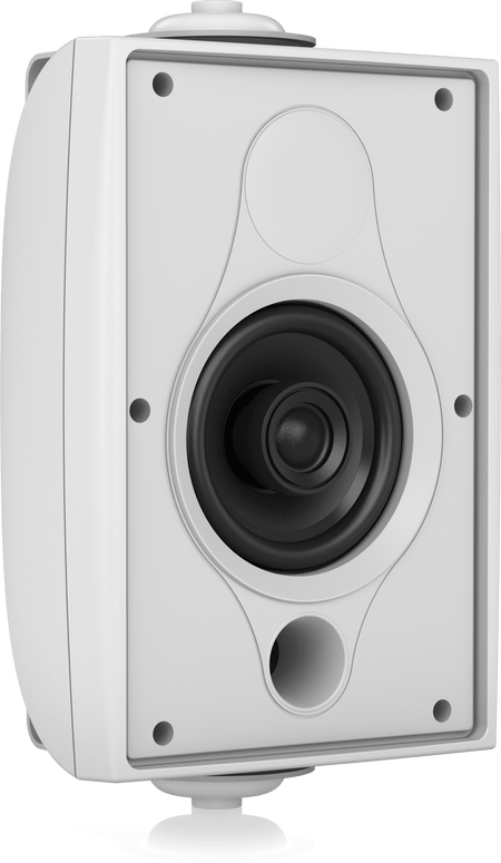 Tannoy DVS 4T (EN 54)-WH- 4" Coaxial Surface-Mount Loudspeaker with Transformer for Installation Applications (EN 54-24 Certified, White)