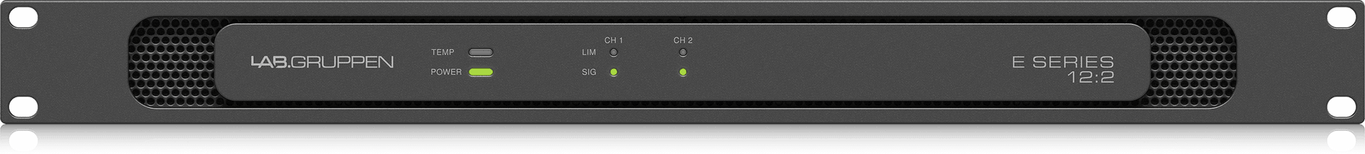 Lab Gruppen E 12:2 -1200 Watt Amplifier with 2 Flexible Output Channels for Installation Applications