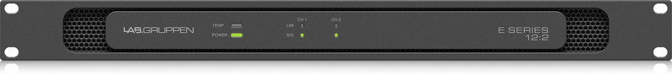 Lab Gruppen E 12:2 -1200 Watt Amplifier with 2 Flexible Output Channels for Installation Applications