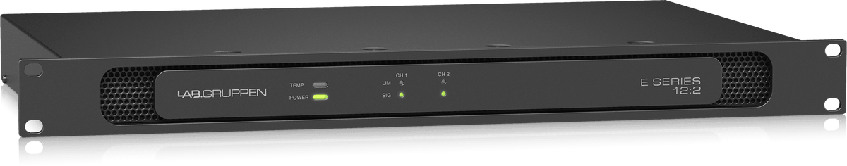 Lab Gruppen E 12:2 -1200 Watt Amplifier with 2 Flexible Output Channels for Installation Applications