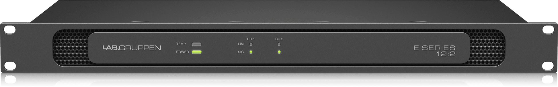 Lab Gruppen E 12:2 -1200 Watt Amplifier with 2 Flexible Output Channels for Installation Applications