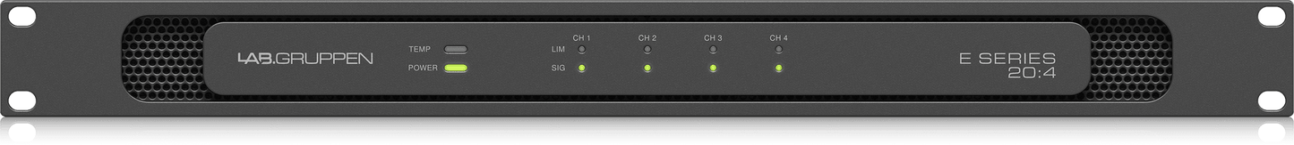 Lab Gruppen E 20:4-2000 Watt Amplifier with 4 Flexible Output Channels for Installation Applications